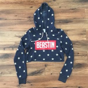 Crop Top Hoodie Size Small